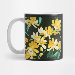 Beautiful Stylized Yellow Flowers, for all those who love nature #196 Mug